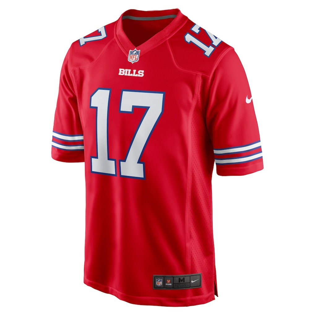 Josh Allen Buffalo Bills Alternate Game Jersey Red | Nike for Sale