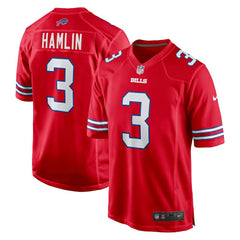Damar Hamlin Buffalo Bills Alternate Game Jersey Red | Nike for Sale