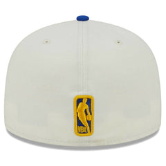Golden State Warriors Piped Pop Panel 59FIFTY Fitted Hat Cream - NBA