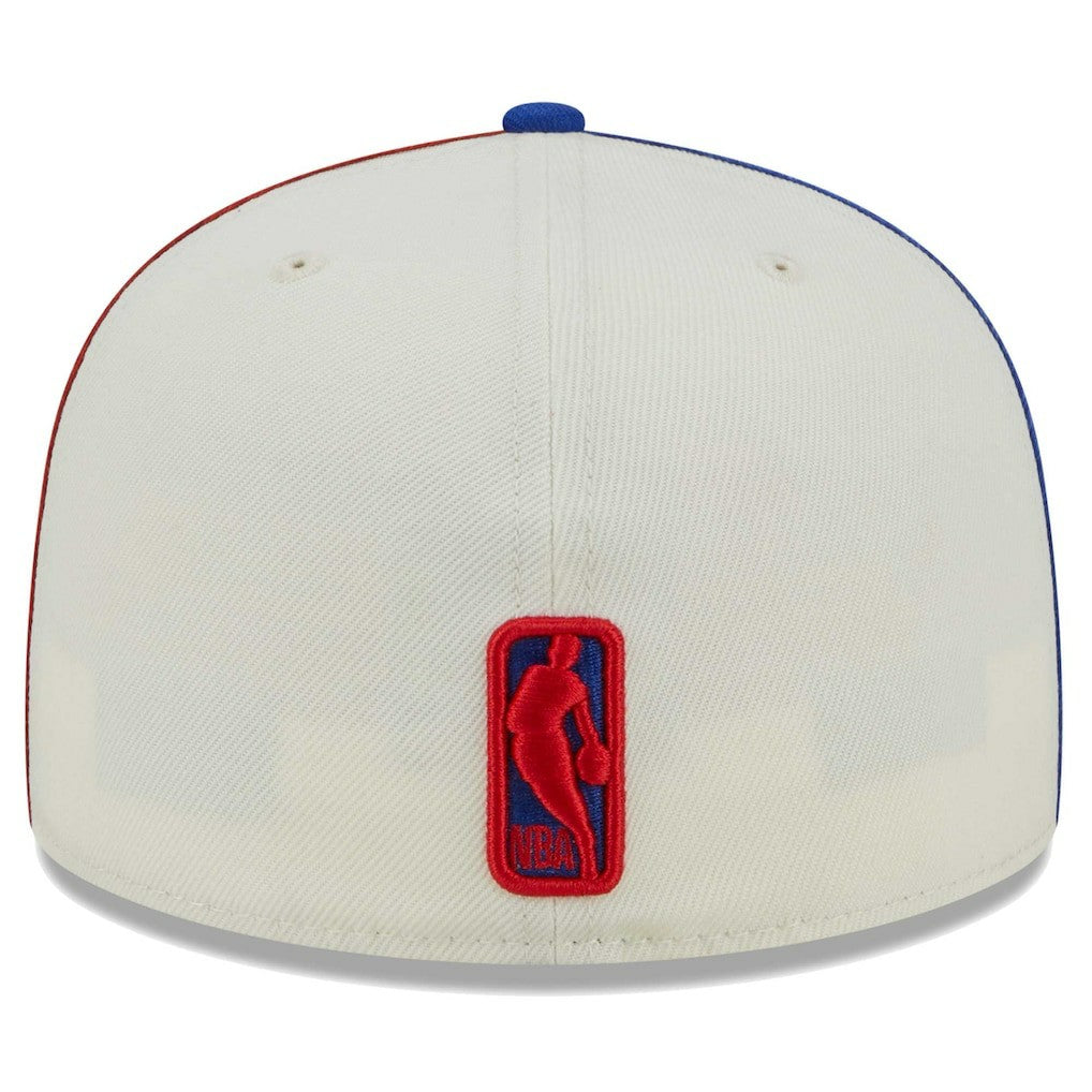 Philadelphia 76ers Piped Pop Panel 59FIFTY Fitted Hat Cream - NBA