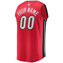Miami Heat Fast Break Custom Jersey Red Statement Edition - NBA