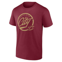 Cleveland Cavaliers Team Pride T-Shirt Wine - NBA