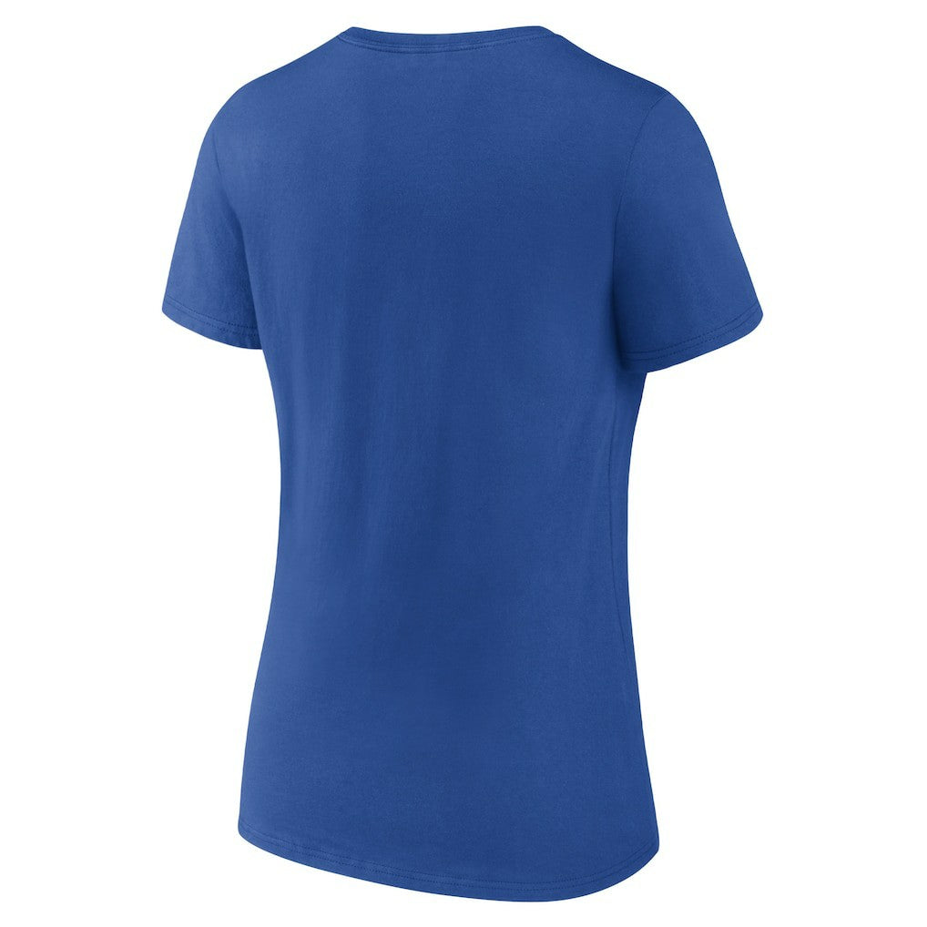 Detroit Pistons Women's Team Pride V-Neck T-Shirt Blue - NBA