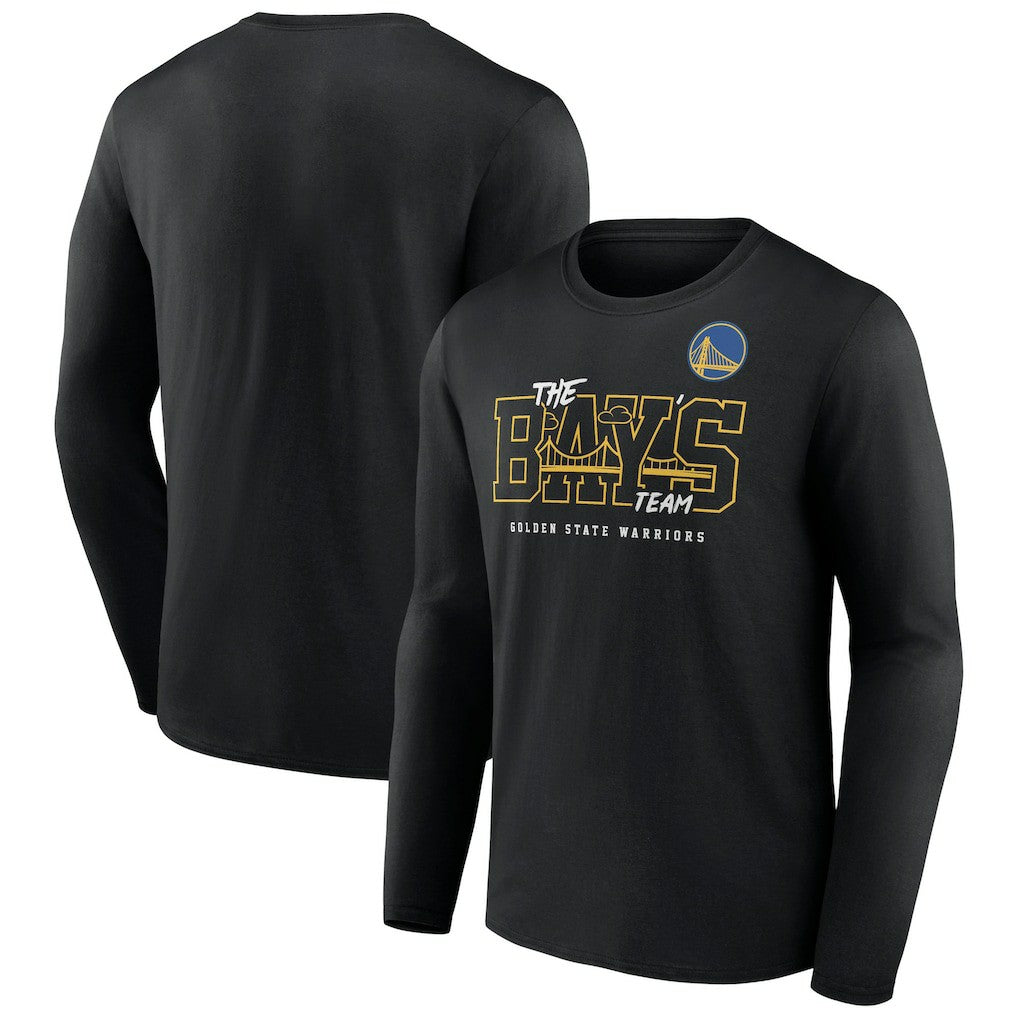 Golden State Warriors Team Pride Long Sleeve T-Shirt Black - NBA
