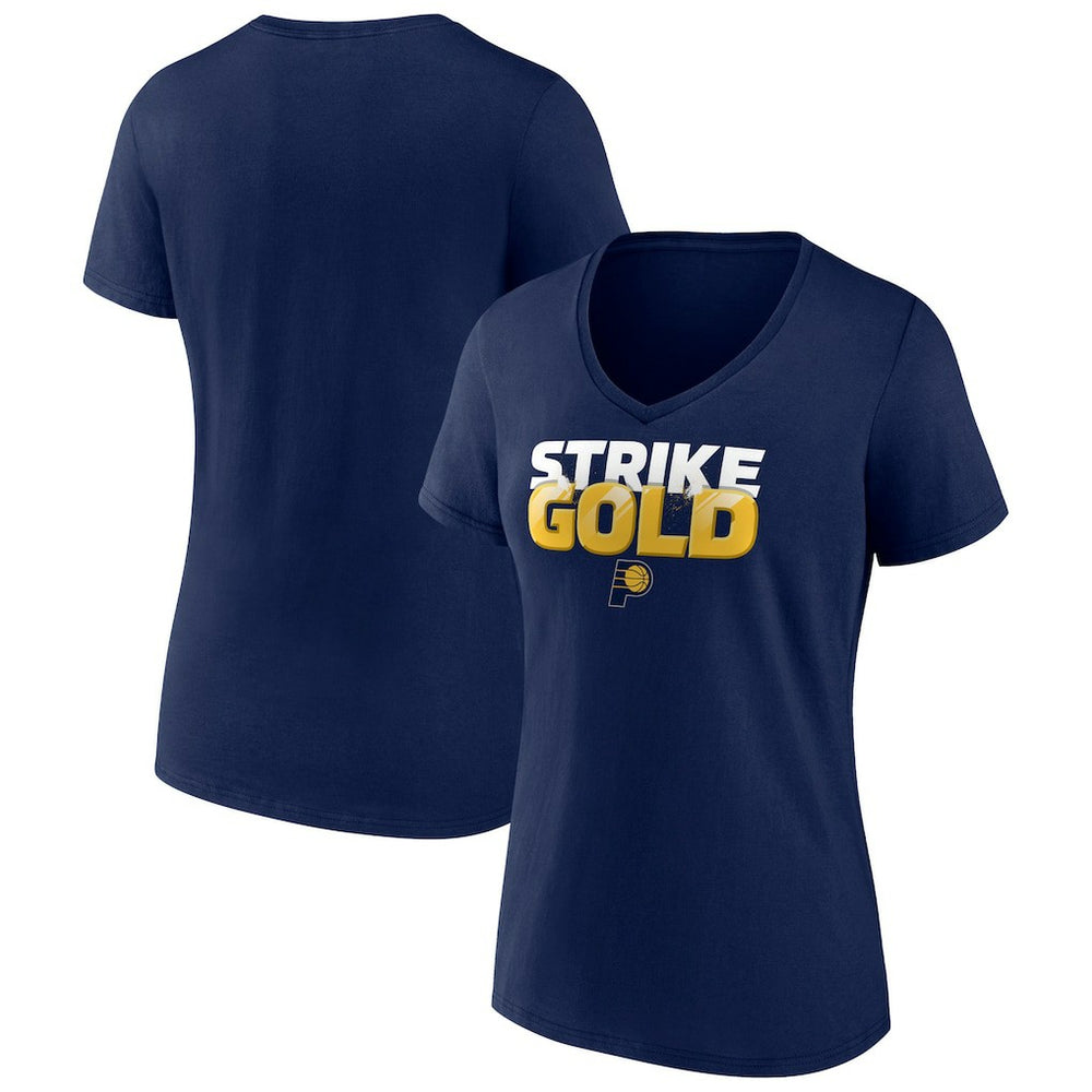 Indiana Pacers Women's Team Pride V-Neck T-Shirt Navy - NBA