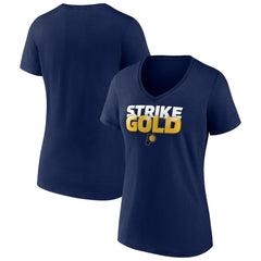 Indiana Pacers Women's Team Pride V-Neck T-Shirt Navy - NBA