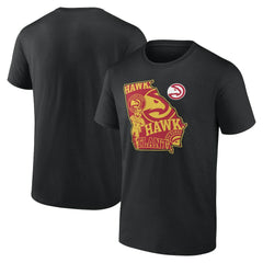 Atlanta Hawks Announcer T-Shirt Black - NBA
