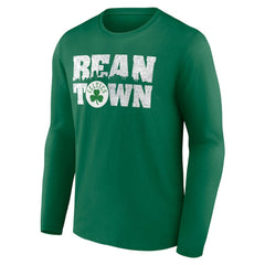 Boston Celtics Announcer Long Sleeve T-Shirt Kelly Green - NBA