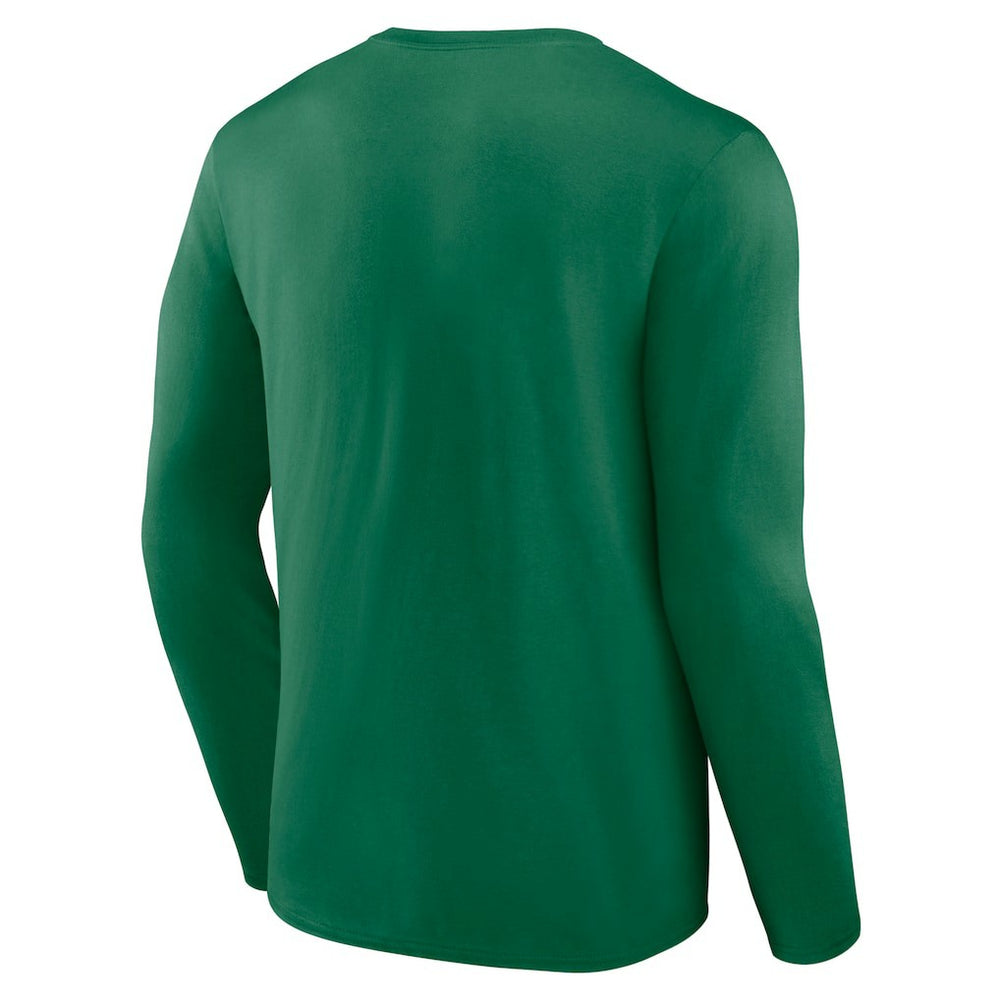 Boston Celtics Announcer Long Sleeve T-Shirt Kelly Green - NBA