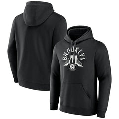 Brooklyn Nets Announcer Pullover Hoodie Black - NBA