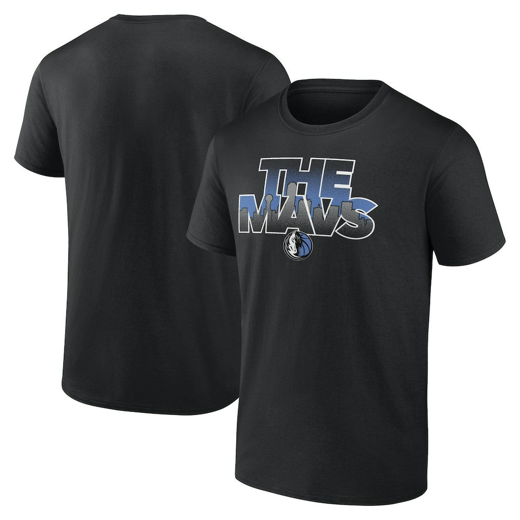 Dallas Mavericks Announcer T-Shirt Black - NBA