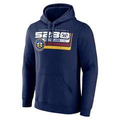 Denver Nuggets Announcer Pullover Hoodie Navy - NBA