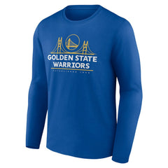 Golden State Warriors Announcer Long Sleeve T-Shirt Royal - NBA