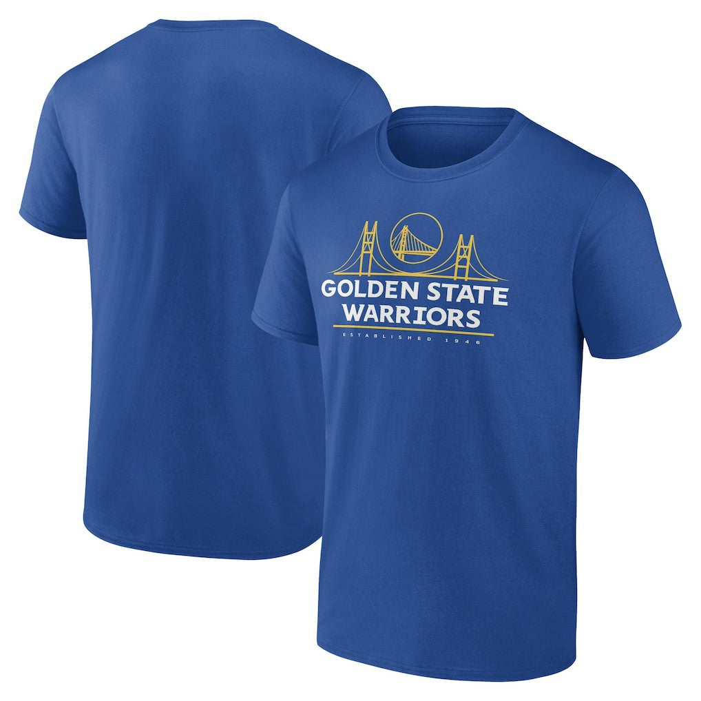 Golden State Warriors Announcer T-Shirt Royal - NBA