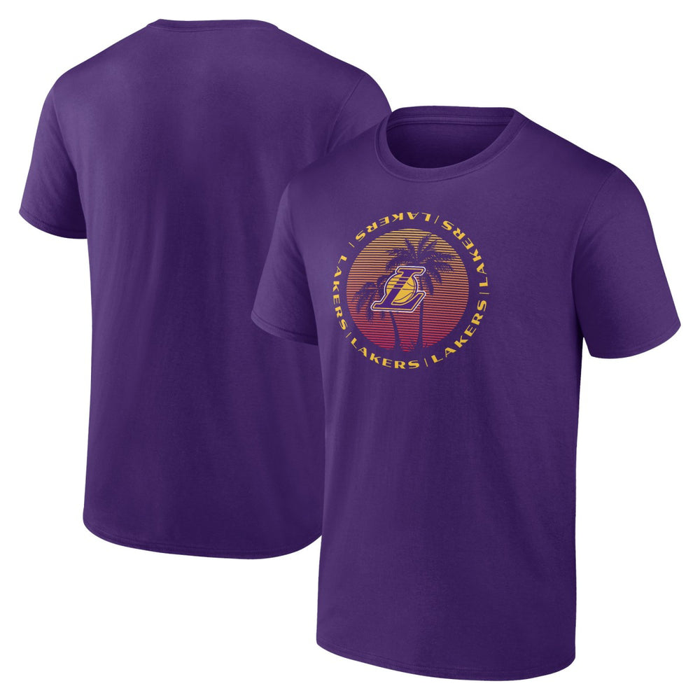 Los Angeles Lakers Announcer T-Shirt Purple - NBA