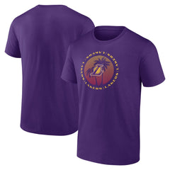 Los Angeles Lakers Announcer T-Shirt Purple - NBA