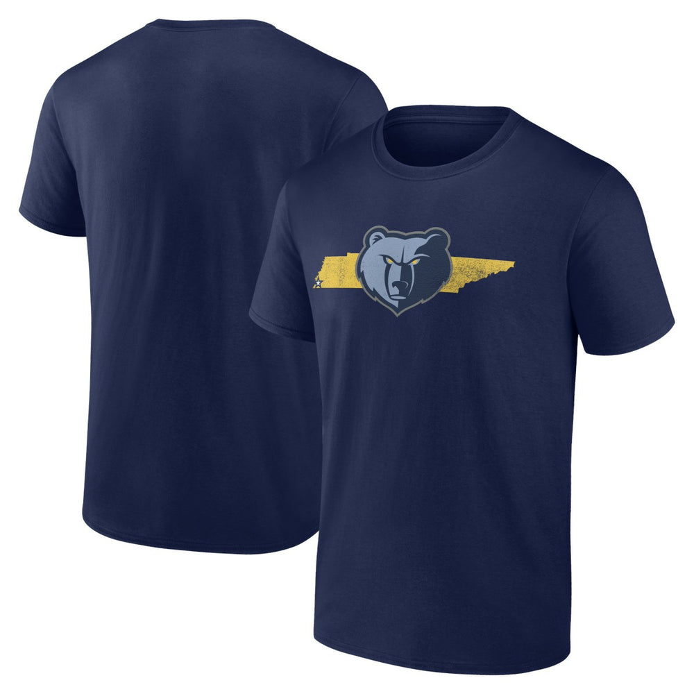 Memphis Grizzlies Announcer T-Shirt Navy - NBA