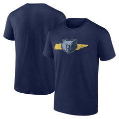 Memphis Grizzlies Announcer T-Shirt Navy - NBA