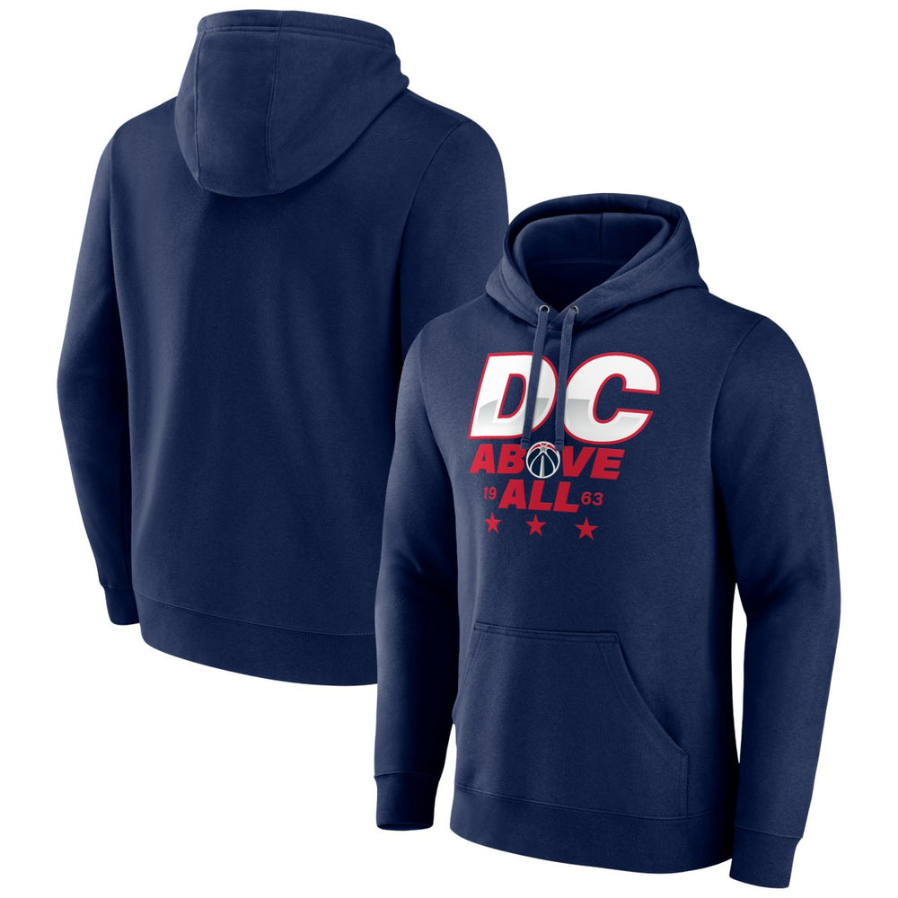 Washington Wizards Announcer Pullover Hoodie Navy - NBA