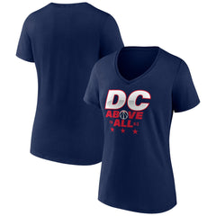 Washington Wizards Women's Announcer V-Neck T-Shirt Navy - NBA