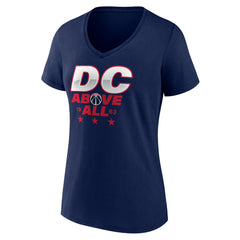 Washington Wizards Women's Announcer V-Neck T-Shirt Navy - NBA