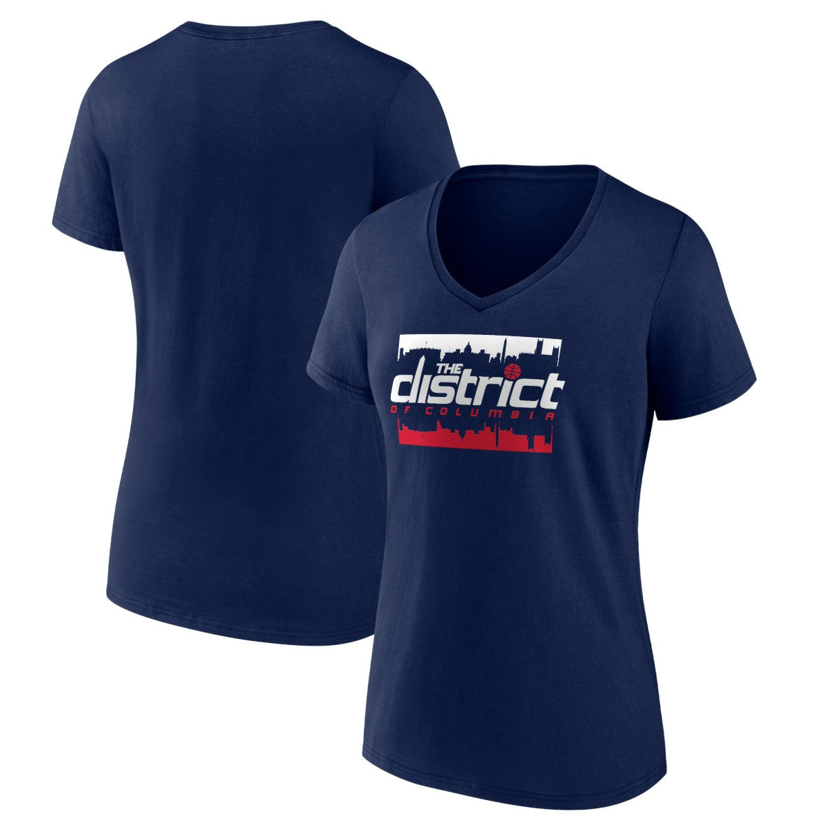 Washington Wizards Women's Timeout V-Neck T-Shirt Navy - NBA