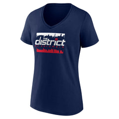 Washington Wizards Women's Timeout V-Neck T-Shirt Navy - NBA
