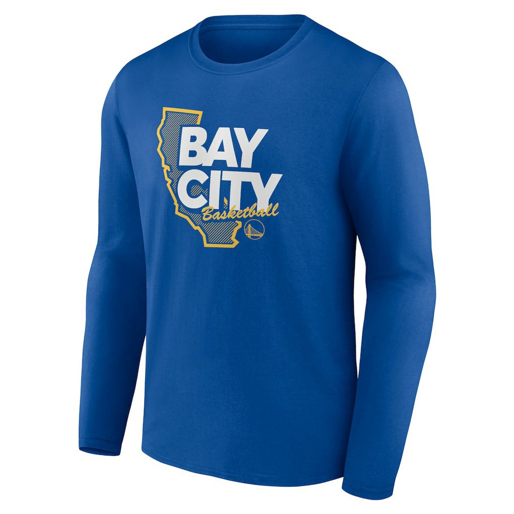 Golden State Warriors Huddle Long Sleeve T-Shirt Royal - NBA
