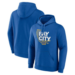 Golden State Warriors Huddle Pullover Hoodie Royal - NBA