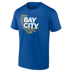 Golden State Warriors Huddle T-Shirt Royal - NBA