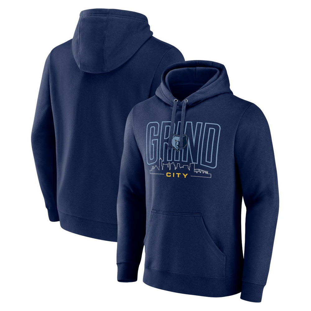 Memphis Grizzlies Huddle Pullover Hoodie Navy - NBA