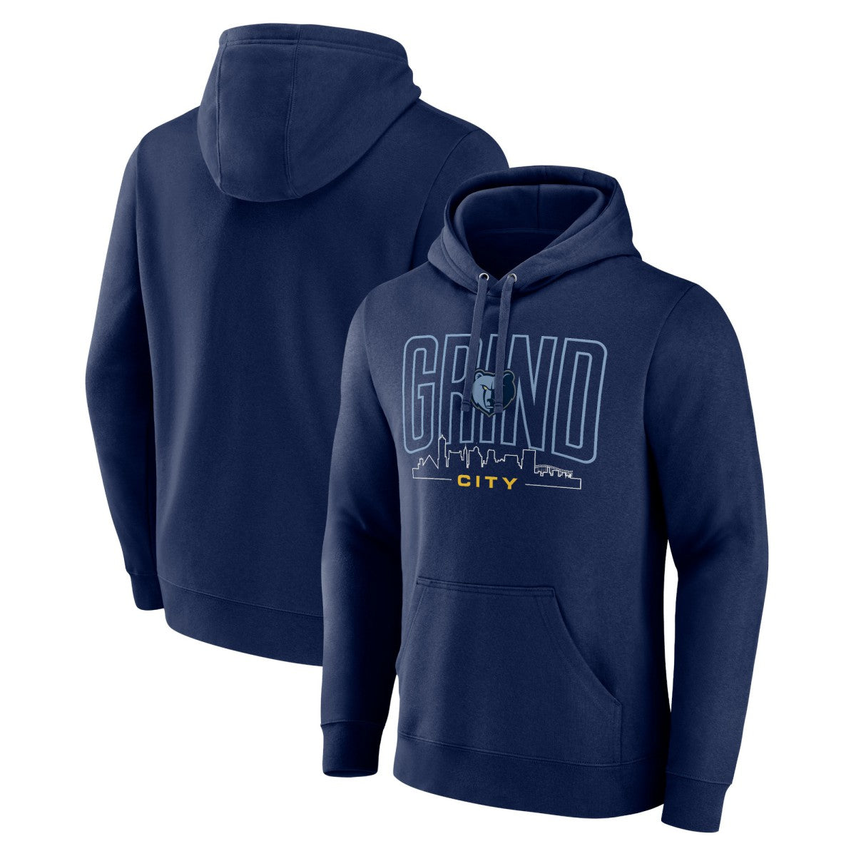 Memphis Grizzlies Huddle Pullover Hoodie Navy - NBA