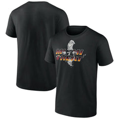 Miami Heat Huddle T-Shirt Black - NBA