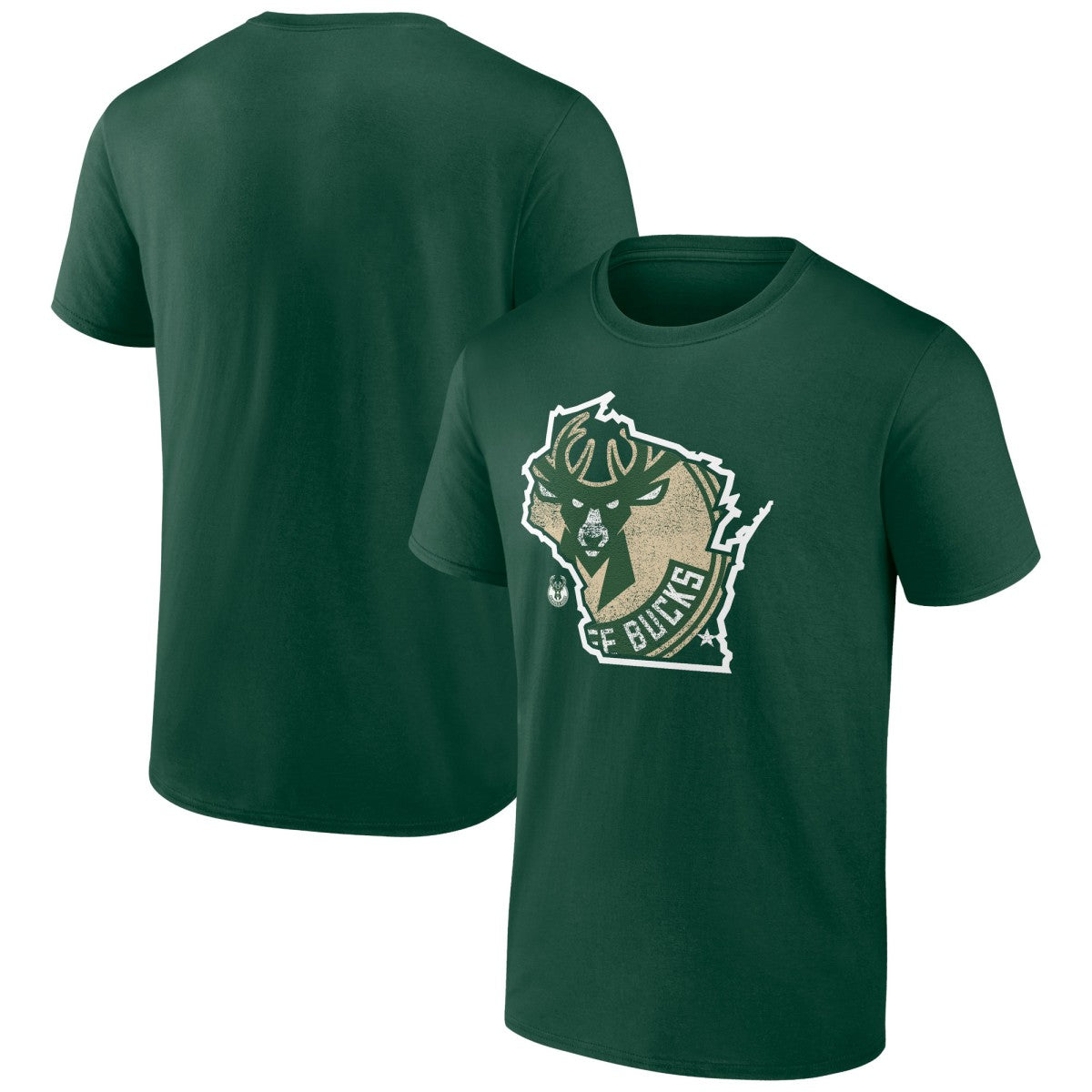 Milwaukee Bucks Huddle T-Shirt Hunter Green - NBA