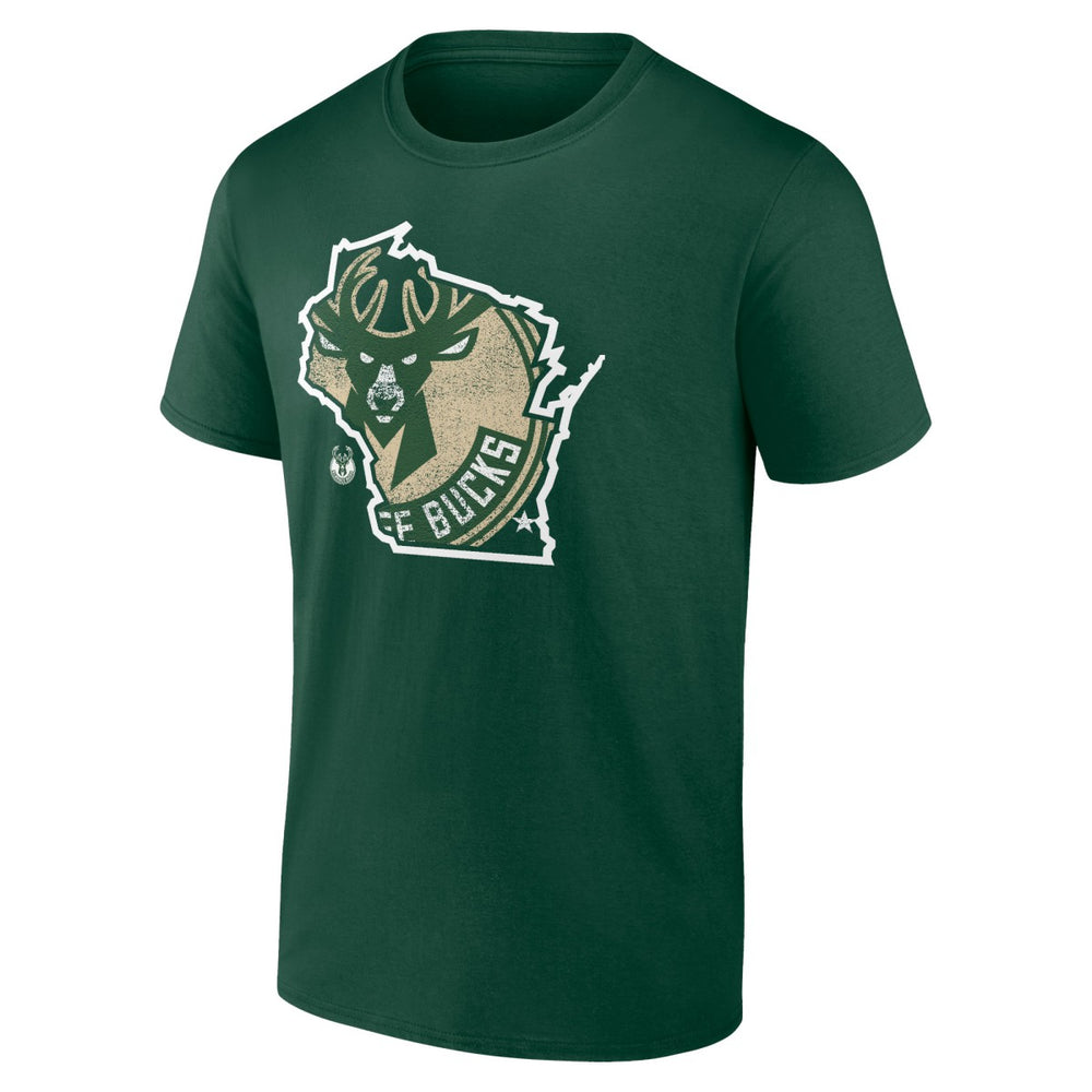 Milwaukee Bucks Huddle T-Shirt Hunter Green - NBA