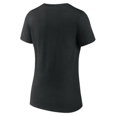 Portland Trail Blazers Women's Huddle V-Neck T-Shirt Black - NBA