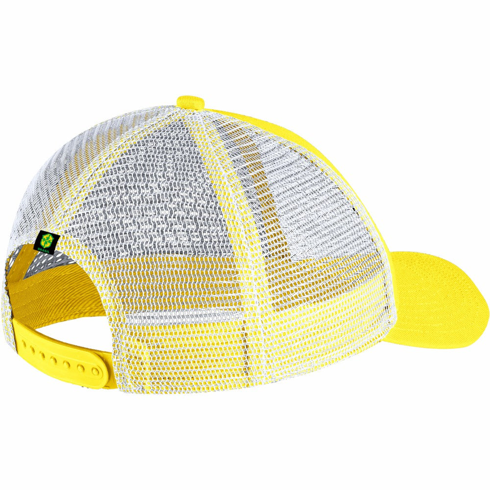 Brazil National Team Classic99 Trucker Snapback Hat Yellow | Nike cheap