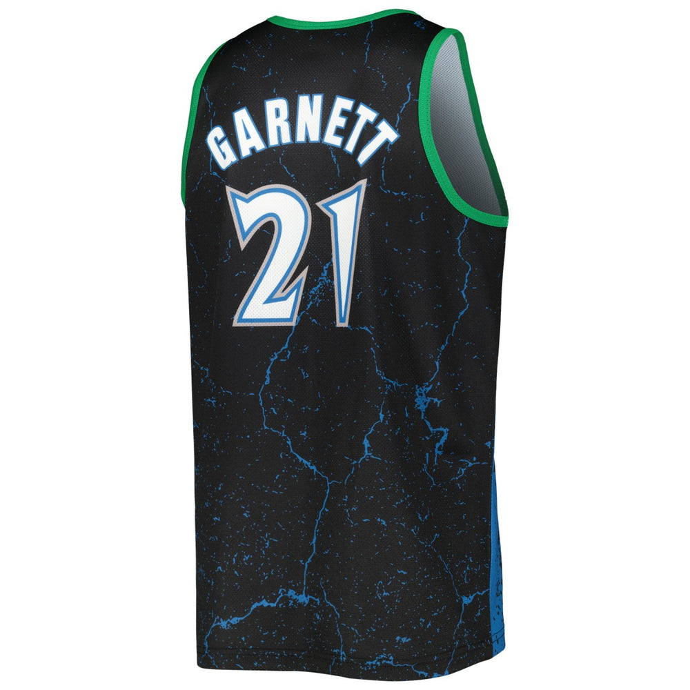 Kevin Garnett Minnesota Timberwolves 2003-04 Hardwood Classics Player Burst Tank Top Black - NBA