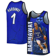 Penny Hardaway Orlando Magic 1994-95 Hardwood Classics Player Burst Tank Top Blue - NBA