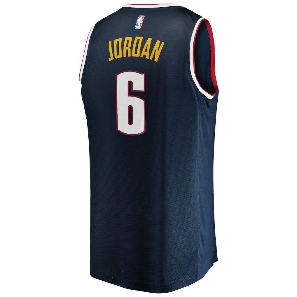 DeAndre Jordan Denver Nuggets Youth Fast Break Player Jersey Icon Editi- Navy - NBA
