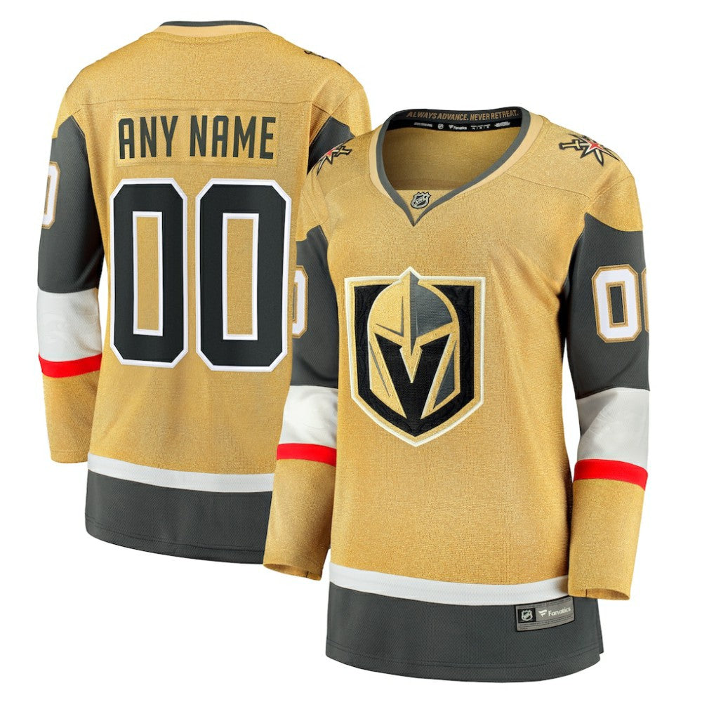 Vegas Golden Knights Fanatics Women's Home Breakaway Custom Jersey - - NHL
