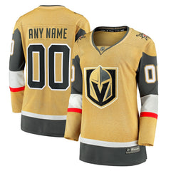 Vegas Golden Knights Fanatics Women's Home Breakaway Custom Jersey - - NHL