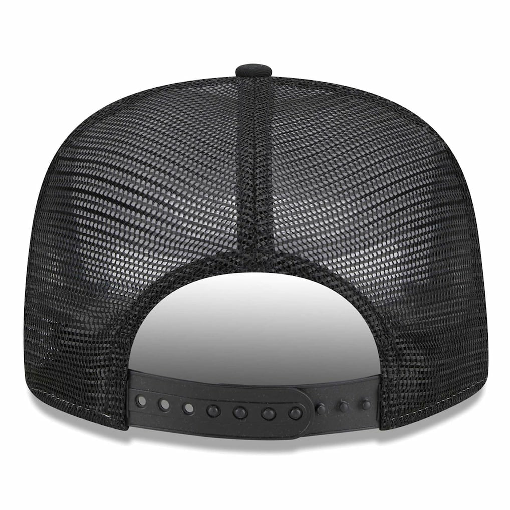 Las Vegas Raiders New Era Banger 9FIFTY Trucker Snapback Hat White/Black | NFL