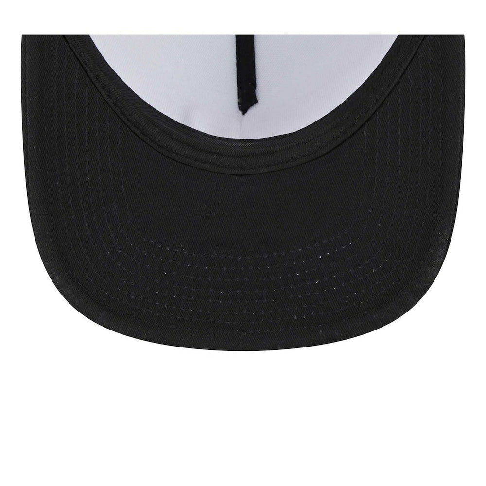 Las Vegas Raiders New Era Banger 9FIFTY Trucker Snapback Hat White/Black | NFL