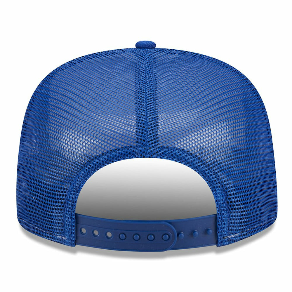New York Giants New Era Banger 9FIFTY Trucker Snapback Hat White/Royal | NFL