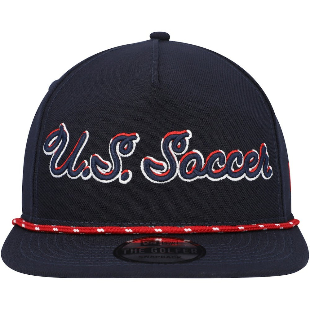 USMNT New Era Script Golfer Adjustable Hat Navy | New Era Sale