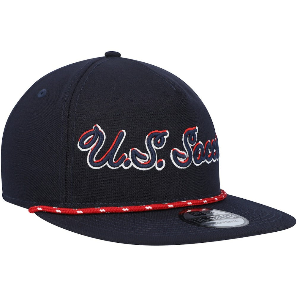 USMNT New Era Script Golfer Adjustable Hat Navy | New Era Sale
