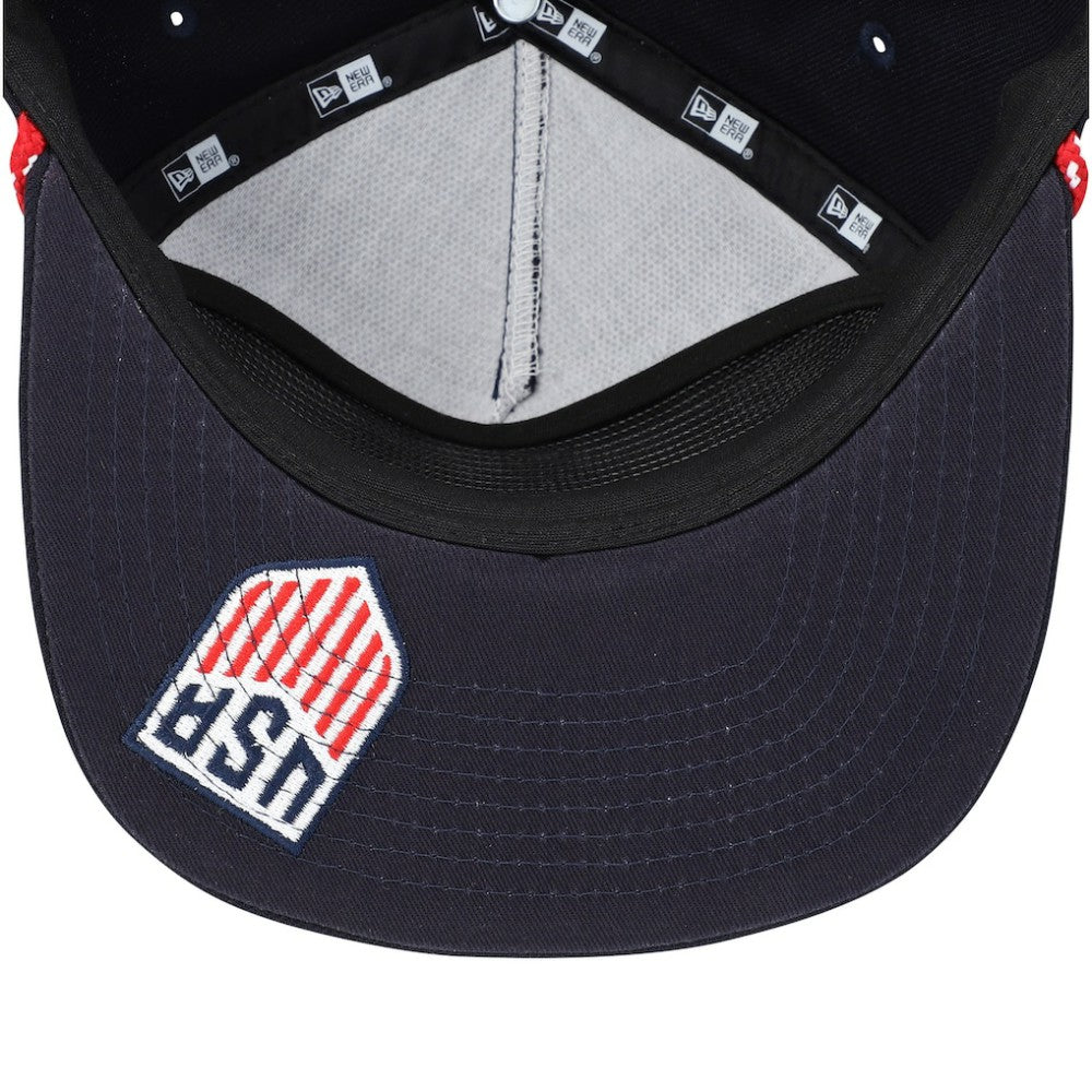 USMNT New Era Script Golfer Adjustable Hat Navy | New Era Sale