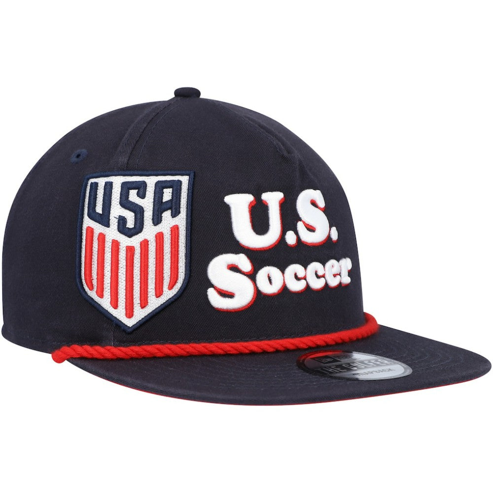 USMNT New Era Heritage The Golfer Snapback Hat Navy | New Era online