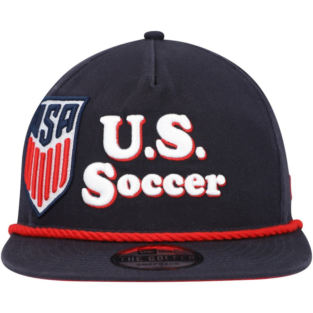 USMNT New Era Heritage The Golfer Snapback Hat Navy | New Era online